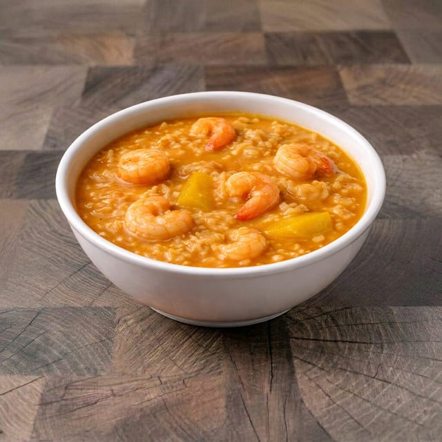 Asopao de Camarones.