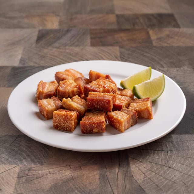 Chicharron de Cerdo Pork Cracklings.
