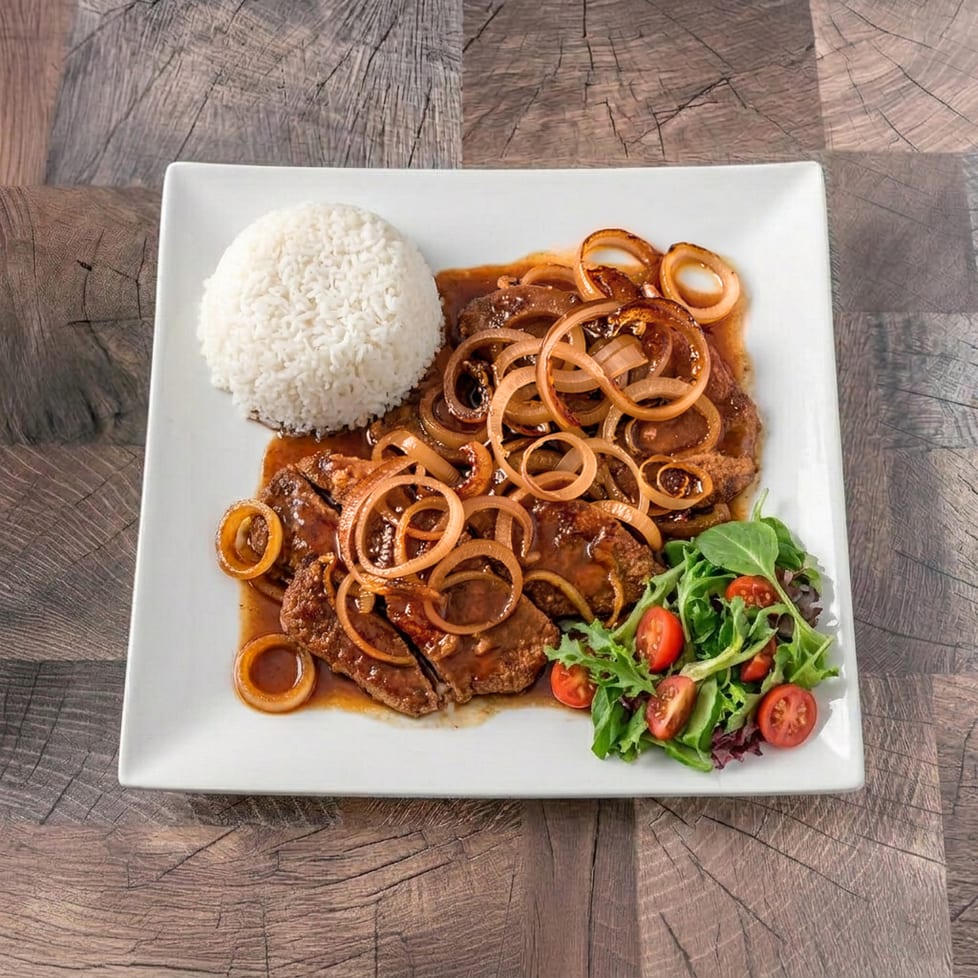 Bistec En Salsa.