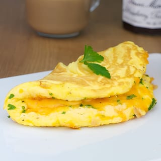 Cheese Omelette Breakfast