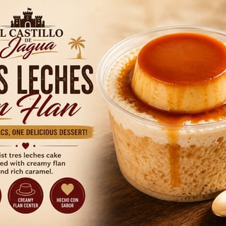 Tres leche con flan **New**