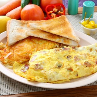 Ham Omelette Breakfast